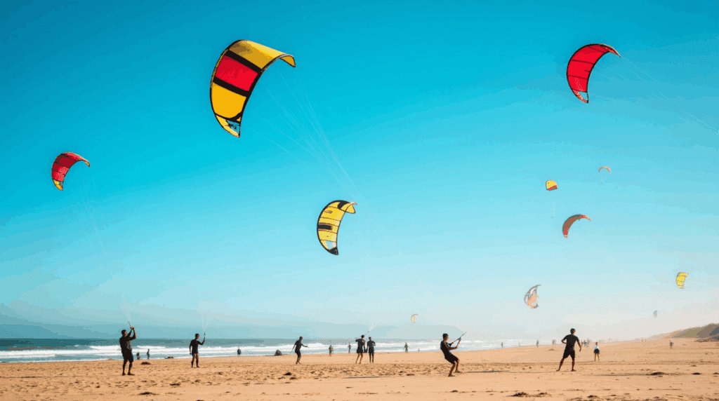 Bedrijfsuitje powerkiten Scheveningen, een onvergetelijke dag aan zee.